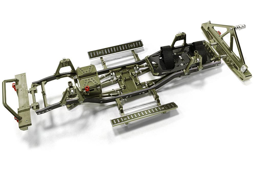 Composite Ladder Frame Chassis Kit w/ Hop-up Combo for SCX