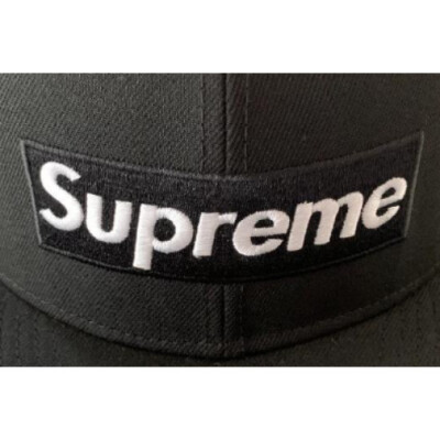 /shin/  SUPREME ブラック CAP Supreme × New Era Champions Box Logo Cap Size:7 1/2 Black EX