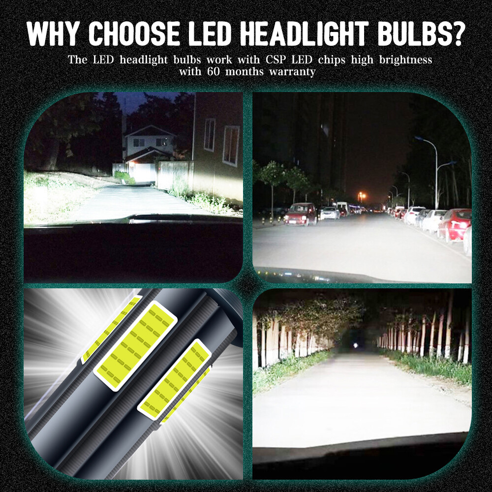 For Chevrolet Silverado 2500 0006 6 sides 9006/HB4 LED Headlights Bulb Low Beam eBay