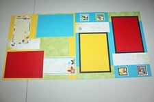 Summer Premade 12 x 12 Scrapbook Layout - 2 Pages - Top 10 Summer Moments