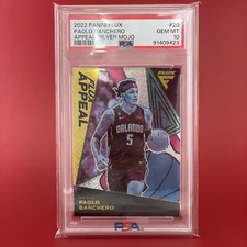 2022-23 Panini Flux Paolo Banchero Appeal Rookie RC Silver Mojo #20 PSA 10