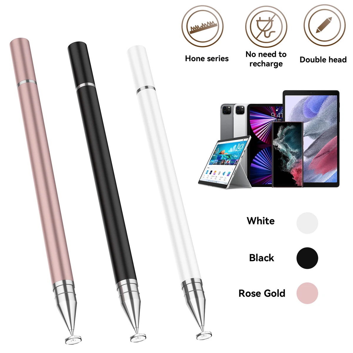 Stylus Pen Capacitive Pencil For Apple iPad 1/2/3/4/5/6/7/8/9/Pro/Mini Air