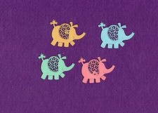Baby Elephant die cuts scrapbook cards