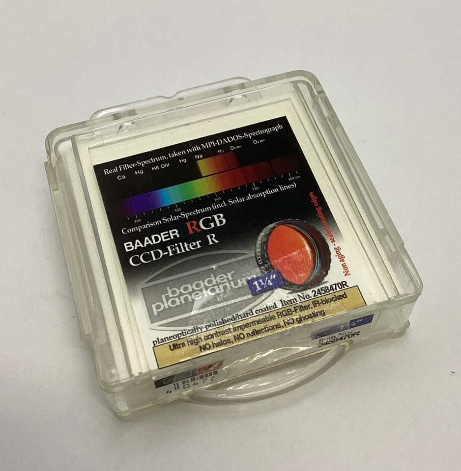 Baader Planetarium R-CCD 1 1/4 Filter 31,8mm (planoptisch poliert) ,,# - Bild 3 von 3