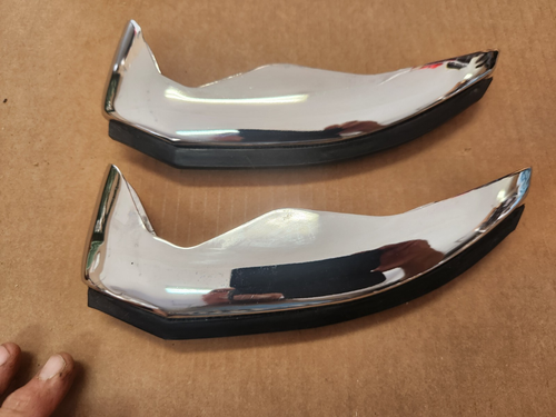 NOS 1970 1971 1972 Monte Carlo Rear Chrome Bumper Guards GM # 993827 - Picture 16 of 21