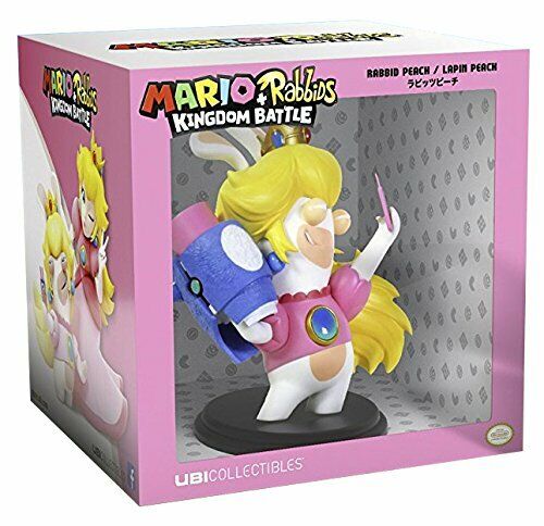 MARIO +RABBIDS KINGDOM BATTLE STATUA PEACH 16,5 cm DA COLLEZIONE