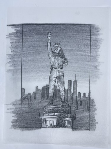 The Bronx Is Burning 2007 Original Film Poster Concepts Reggie Jackson ESPN RARE - Picture 13 of 24
