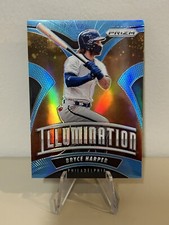 2020 Panini Prizm Illumination Carolina Blue Parallel Bryce Harper #I-5 Phillies