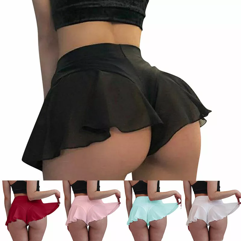 Short De Sport Pour Femmes, Jupe Courte De Tennis, Sexy, Mini Jupe