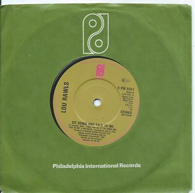 Lou Rawls:Sit down and talk to me/When you get home:UK Phil Int:1979