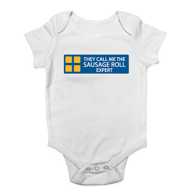 Lustige Wurstrolle Expert Baby Weste Fleisch Kuchen Body Jungen Mädchen Geschenk