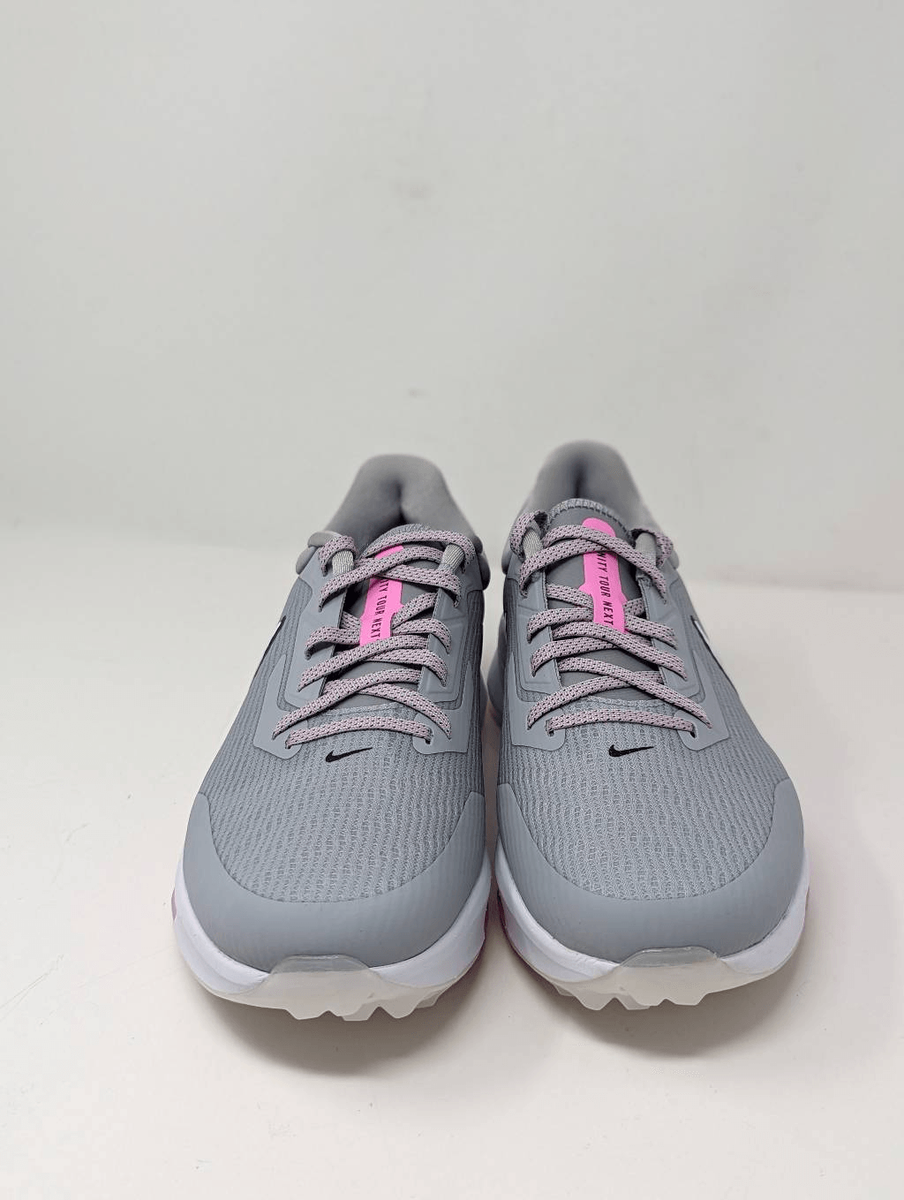 Nike Air Zoom Infinity Tour Next Golf Shoes Wolf Grey Pink 