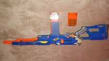 Vintage Nerf Elite Longstrike Sniper Rifle  extra Long Magazine  24 Bullets