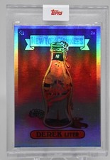 2021 TOPPS PROJECT 70 DEREK JETER BY KEITH SHORE - RAINBOW FOIL 1/70 #737 WOW!!!