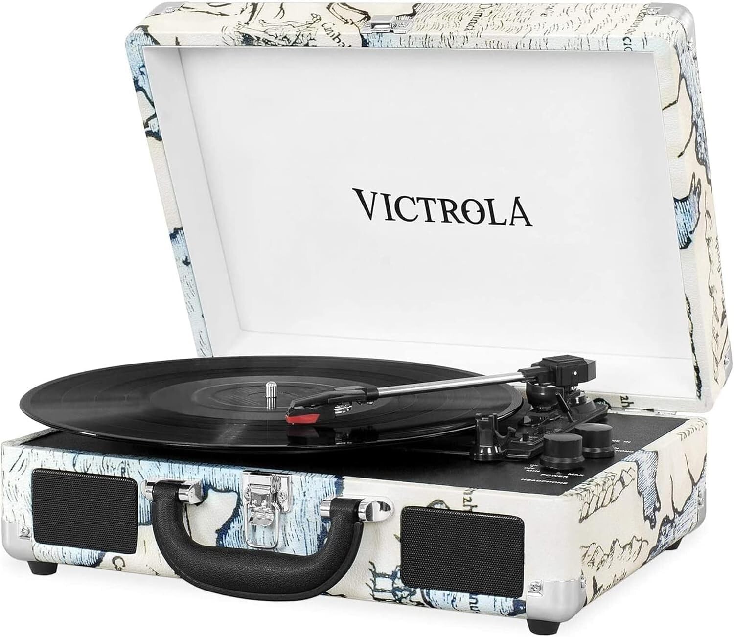Victrola Journey Portable Record Player Suitcase 5.0 Bluetooth VSC-550BT P4