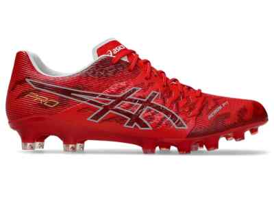 ASICS Soccer Cleats DS LIGHT ACROS PRO 3 Classic Red/White