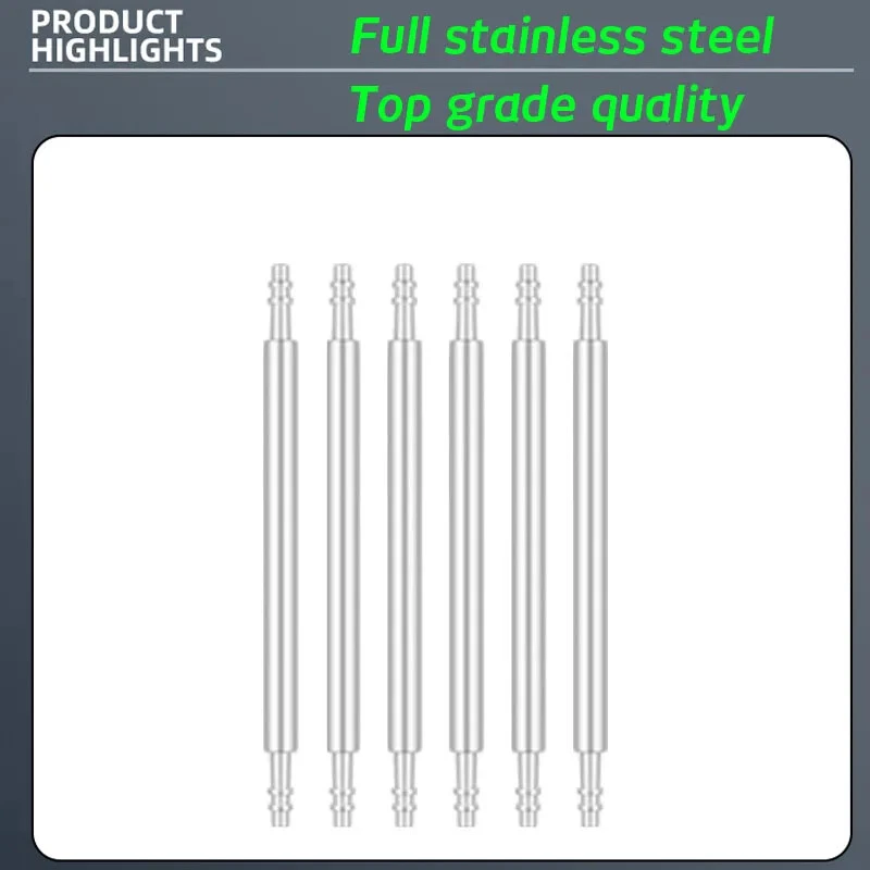 180PCS Full Steel Watch Strap Spring Bar Rods 8-25mm Connect Pins 1.3 1.5 1.8mm - Image 2 of 4