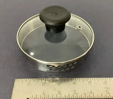 T-Fal Tefal 5.5" Glass Lid Replacement Cover Strainer Rim Pot Pan