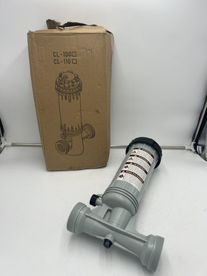 Automatic In-Line Pool Spa In-Ground Chemical Chlorine Feeder Dispenser