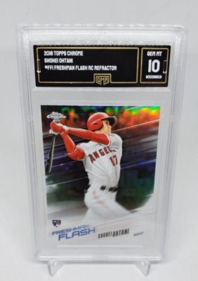 2018 Topps Chrome Freshman Flash Refractors #FF1 Shohei Ohtani GMA