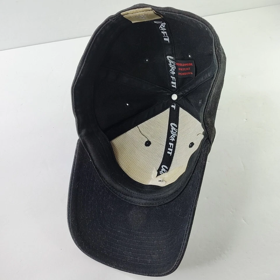 Vtg Playboy Rabbit Head Bunny Baseball Logo Hat Cap Black 90s Vintage Dad Hat - Image 2 of 4