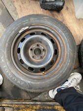 VW Golf Mk4 Bora Etc Steel Wheel 14" 6J 5 Stud 1J0601027P With Good Tyre