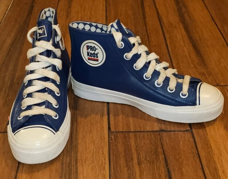 Pro Keds Royal High Top Shoes Blue White Men&#039;s 8 Women&#039;s 6.5/7 | eBay