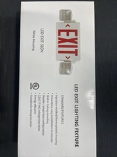 LED Exit Lighting Fixture Sign