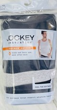 Jockey Generation Men's Stay New CottonTank 3pk - Black/Gray X-Large