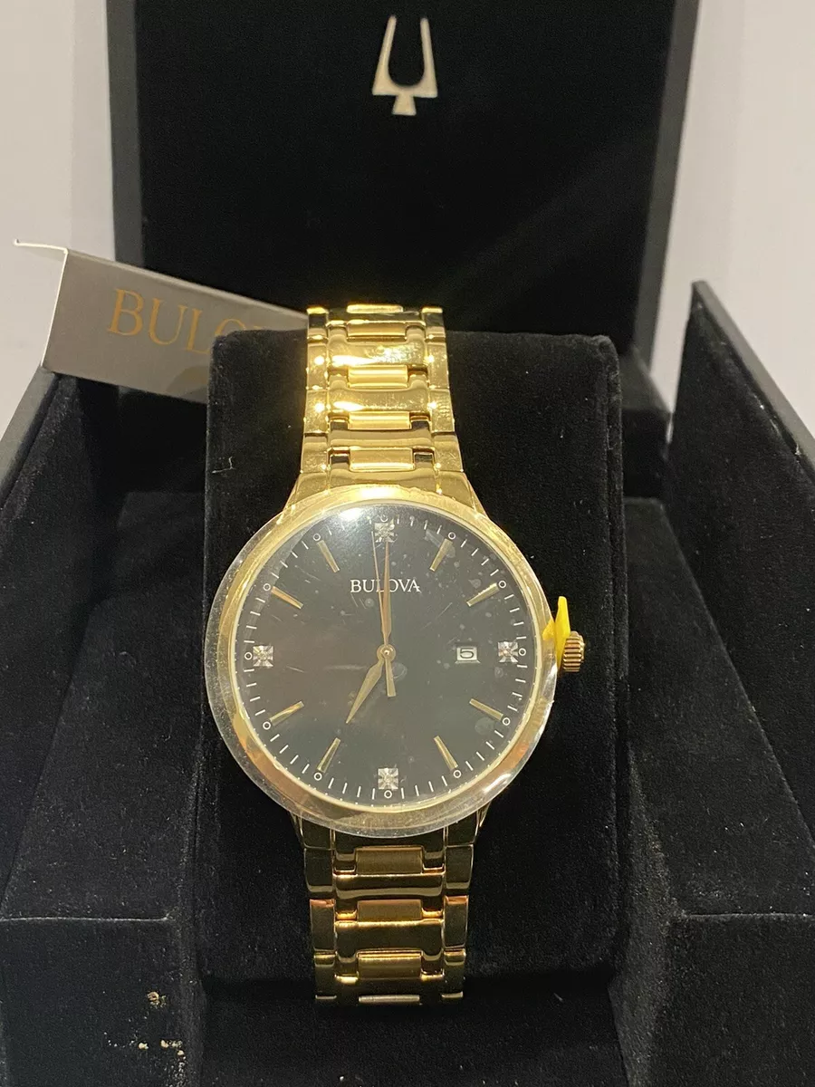 Bulova 24k gold 2025 watch