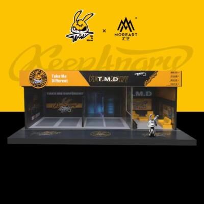 TimeMicro 1:64 MoreArt Keep Angry Rabbit Garage Diorama | eBay