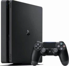 Sony PlayStation 4 Slim 1TB Console - Jet Black Comes with two controllers.