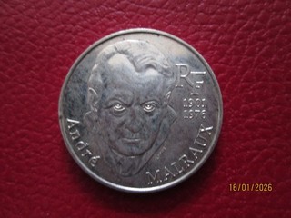 monnaie 100 francs argent Malraux