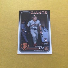 2024 Topps Update Jung Hoo Lee US343 (RC) Rookie Debut Giants 
