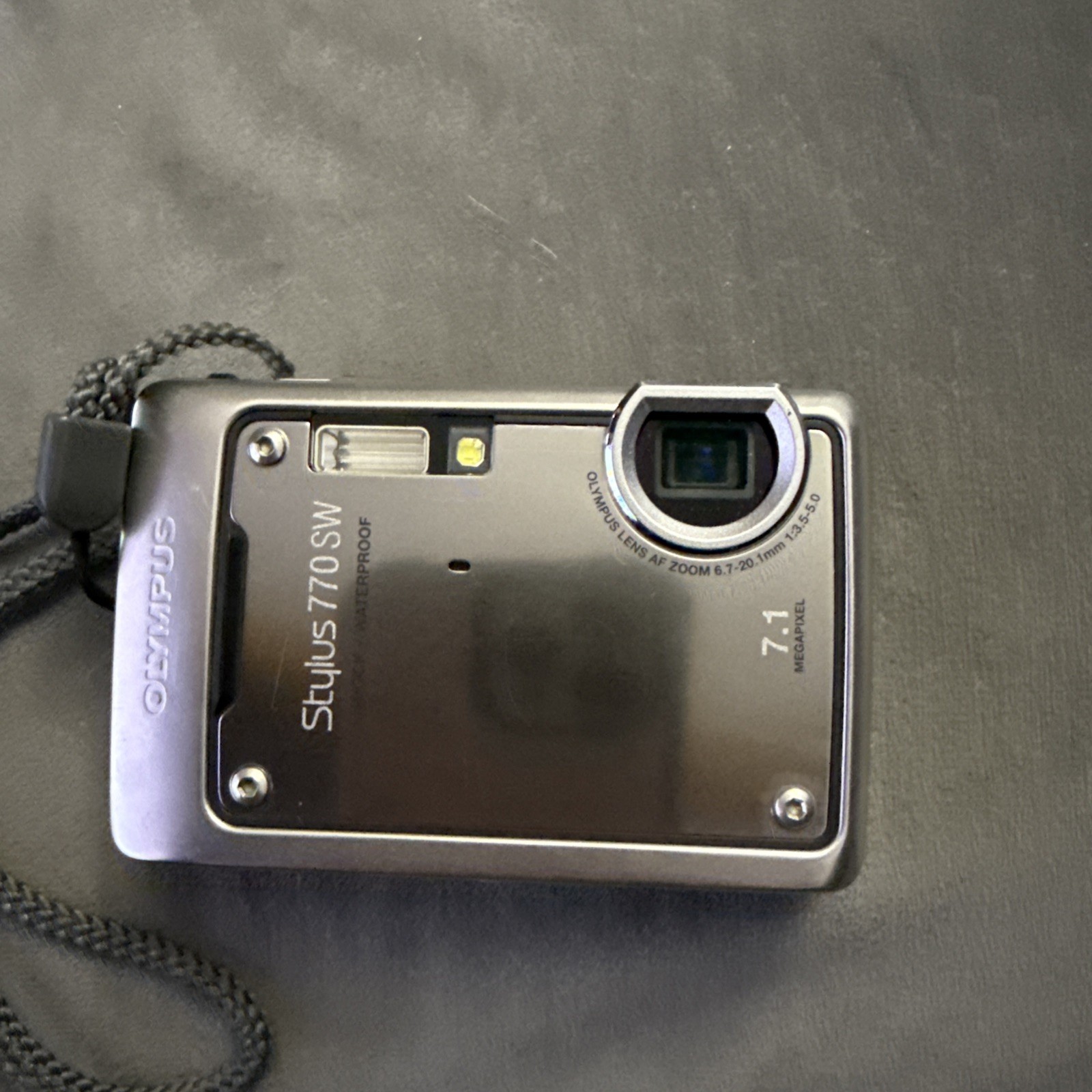 Olympus Stylus 770 SW 7.1MP Digital Camera - Silver
