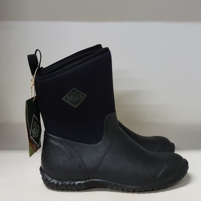 Muck Black Muckster II Mid Boot Black Womens Size 8M