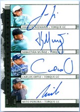 NIEMANN MUNOZ ORTIZ PEREIRA 2025 IMPECCABLE LIV GOLF GREEN TEAM QUAD AUTO SP 4/4