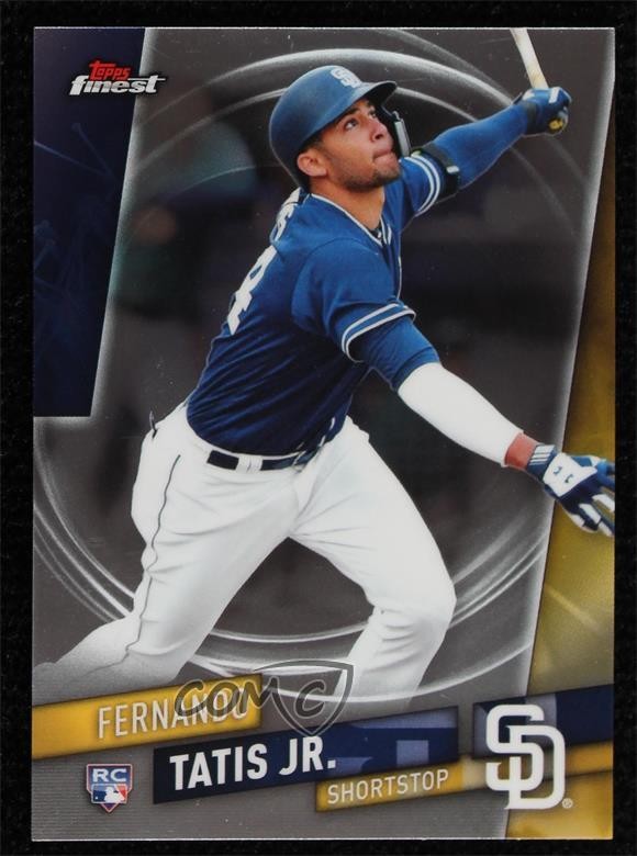 2019 Topps Finest Fernando Tatis Jr #85 Rookie RC 04rv