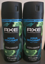 Pack 2  FINE FRAGRANCE AQUA BERGAMOT AXE 72H ...