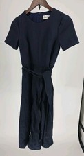 Eliza J Bow Midi Dress Blue Size 4 -Read