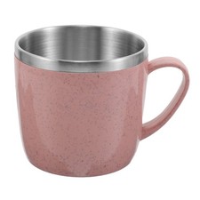 Children's Stainless Steel Cup Camping Coffee with Handle Metal Toddler Pot Mug