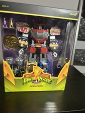 SUPER7 Ultimates MMPR Power Rangers DINO MEGAZORD 7  Figure New Sealed w  Cover