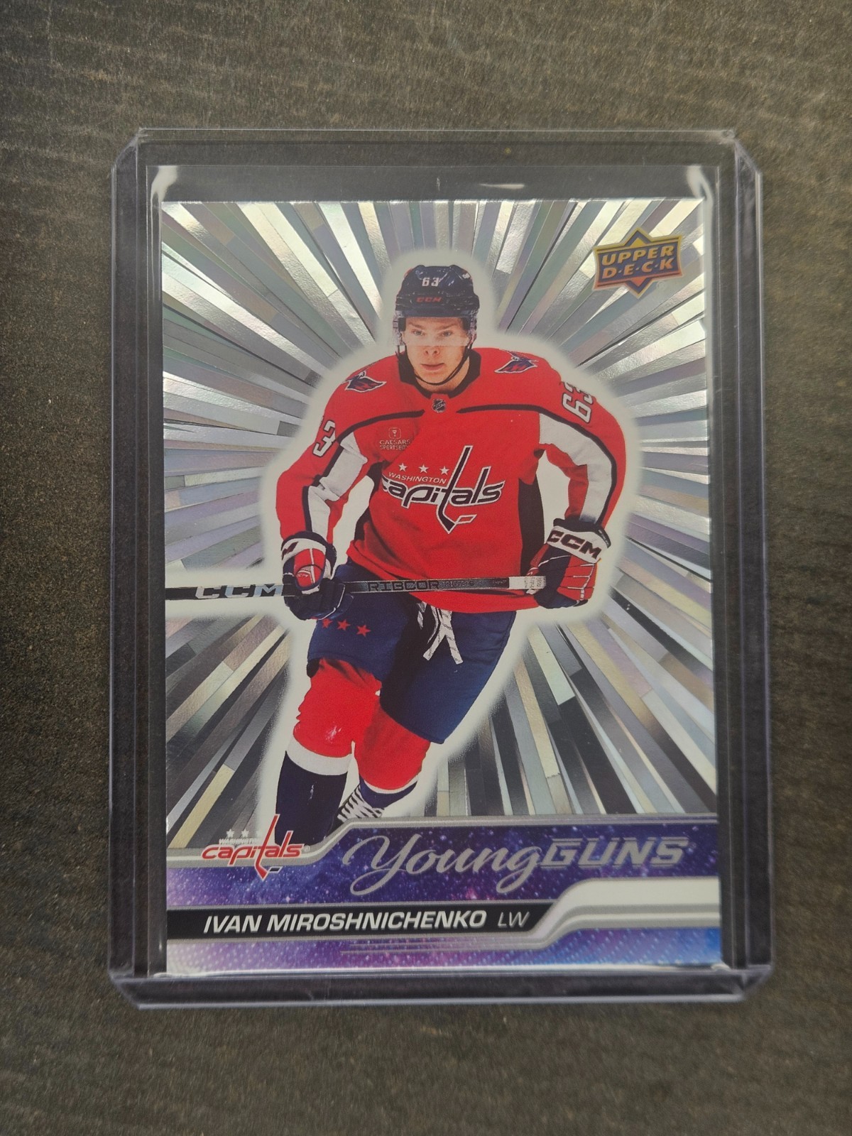 2023 2023-24 Upper Deck Outburst Silver Young Guns RC #717 Ivan Miroshnichenko
