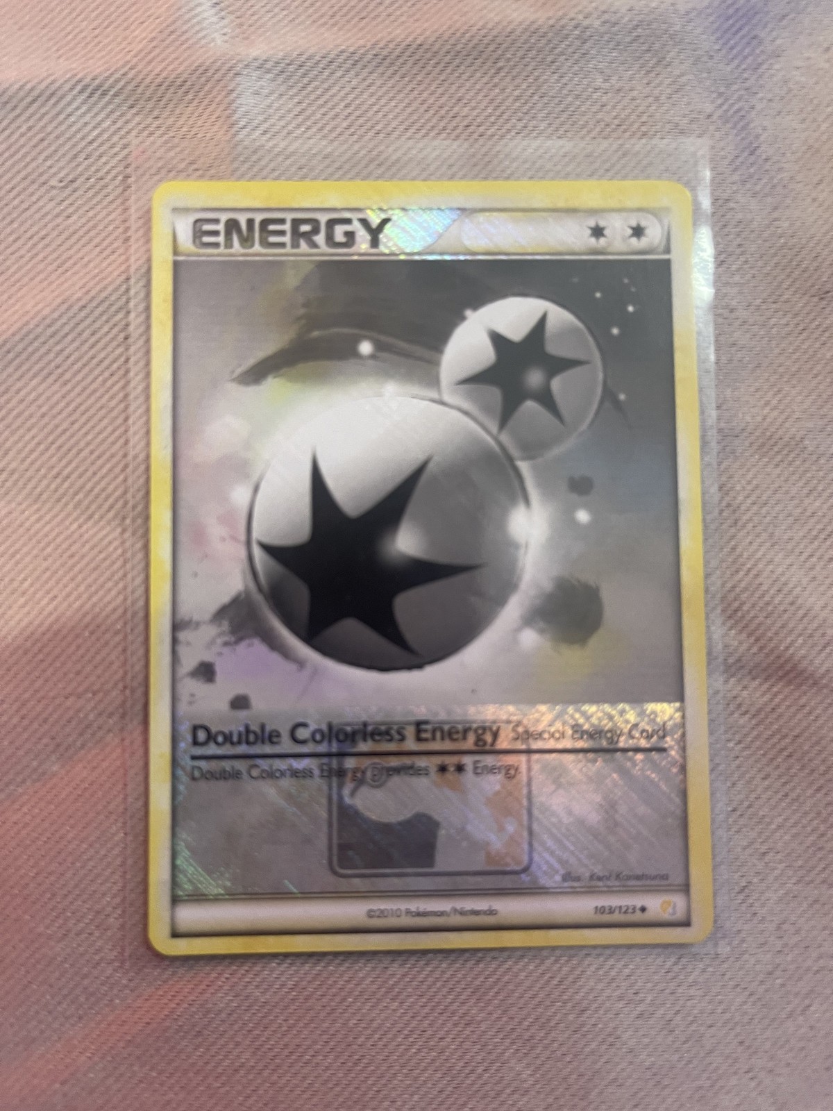 Double Colorless Energy 103/123 Holo Pokemon League Promo NM/Mint