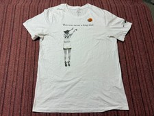 MENS USED NIKE IOWA CAITLIN CLARK INDIANA FEVER BASKETBALL SHIRT SIZE LARGE