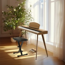 88 Key Semi-Weighted Keyboards Digital Piano For Beginner Triple Pedals