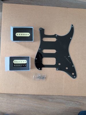 Fender Player Strat HSS Pickguard with 2 Original Pickups