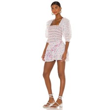 LOVESHACKFANCY Golden Dress in Multi Cream Symphony Size L NWT