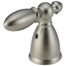 Delta H216SS Victorian Faucet Handles   Pair Stainless Steel Finish