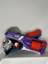 NERF N Strike Elite StrongArm Toy Blaster Limited Purple  Blue Bundle - TESTED